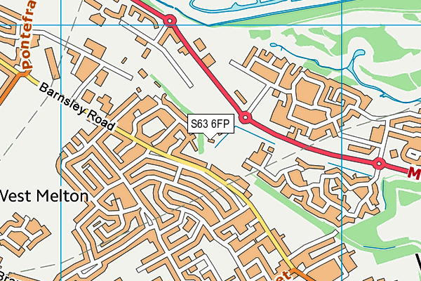 S63 6FP map - OS VectorMap District (Ordnance Survey) S63 6FP map - OS VectorMap District (Ordnance Survey)