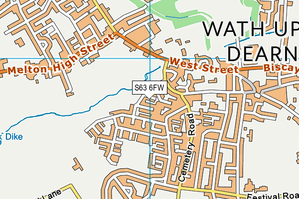 S63 6FW map - OS VectorMap District (Ordnance Survey) S63 6FW map - OS VectorMap District (Ordnance Survey)
