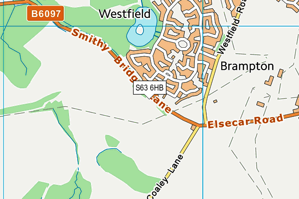 S63 6HB map - OS VectorMap District (Ordnance Survey) S63 6HB map - OS VectorMap District (Ordnance Survey)