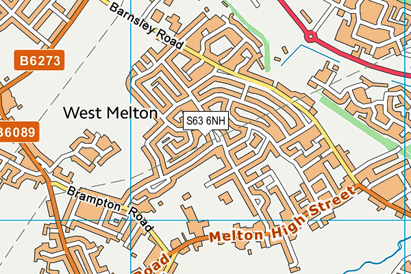 S63 6NH map - OS VectorMap District (Ordnance Survey) S63 6NH map - OS VectorMap District (Ordnance Survey)