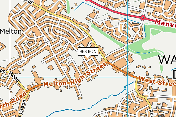 S63 6QN map - OS VectorMap District (Ordnance Survey) S63 6QN map - OS VectorMap District (Ordnance Survey)
