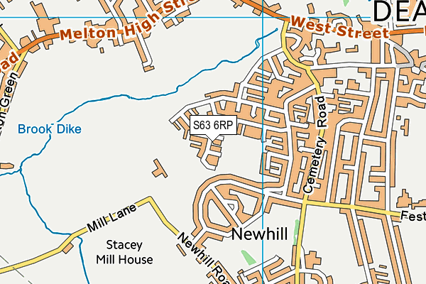 S63 6RP map - OS VectorMap District (Ordnance Survey) S63 6RP map - OS VectorMap District (Ordnance Survey)