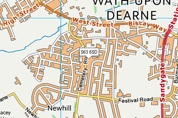 S63 6SD map - OS VectorMap District (Ordnance Survey) S63 6SD map - OS VectorMap District (Ordnance Survey)