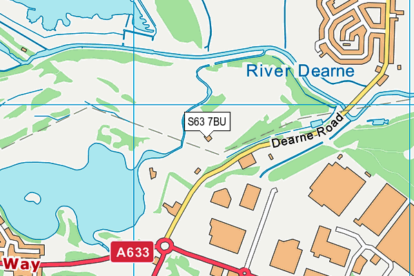 S63 7BU map - OS VectorMap District (Ordnance Survey) S63 7BU map - OS VectorMap District (Ordnance Survey)