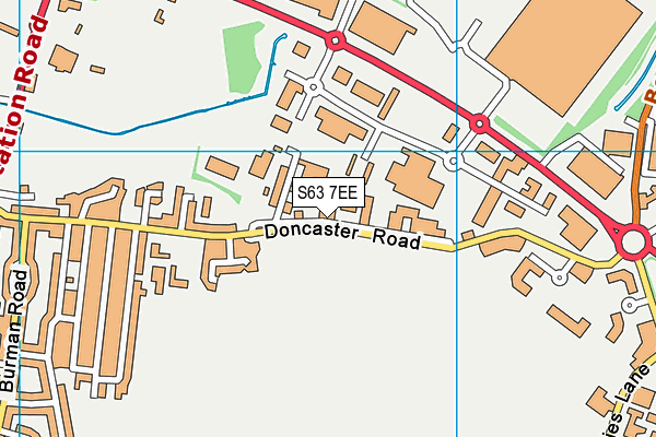 S63 7EE map - OS VectorMap District (Ordnance Survey) S63 7EE map - OS VectorMap District (Ordnance Survey)