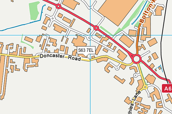 S63 7EL map - OS VectorMap District (Ordnance Survey) S63 7EL map - OS VectorMap District (Ordnance Survey)