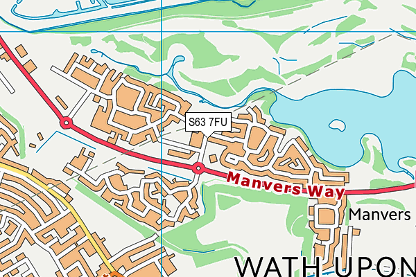 S63 7FU map - OS VectorMap District (Ordnance Survey) S63 7FU map - OS VectorMap District (Ordnance Survey)