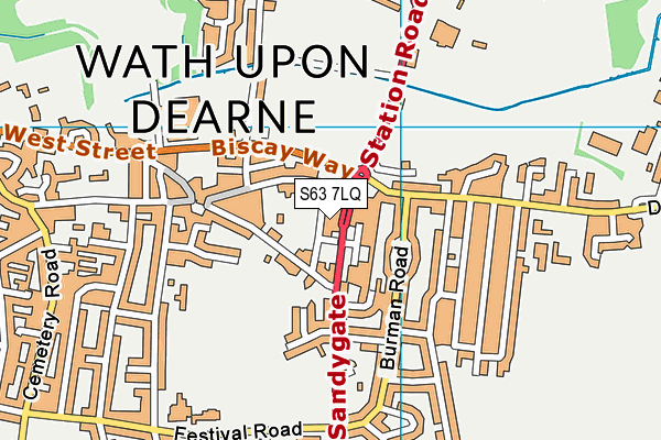 S63 7LQ map - OS VectorMap District (Ordnance Survey) S63 7LQ map - OS VectorMap District (Ordnance Survey)