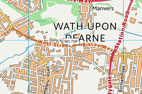 S63 7QP map - OS VectorMap District (Ordnance Survey) S63 7QP map - OS VectorMap District (Ordnance Survey)