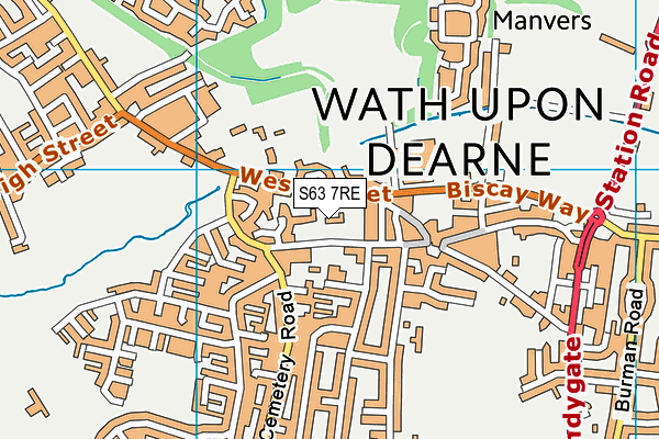 S63 7RE map - OS VectorMap District (Ordnance Survey) S63 7RE map - OS VectorMap District (Ordnance Survey)