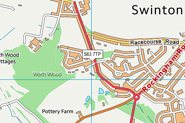 S63 7TP map - OS VectorMap District (Ordnance Survey) S63 7TP map - OS VectorMap District (Ordnance Survey)