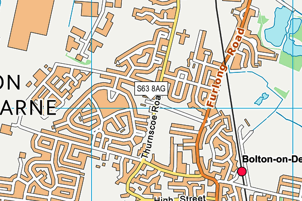 S63 8AG map - OS VectorMap District (Ordnance Survey) S63 8AG map - OS VectorMap District (Ordnance Survey)