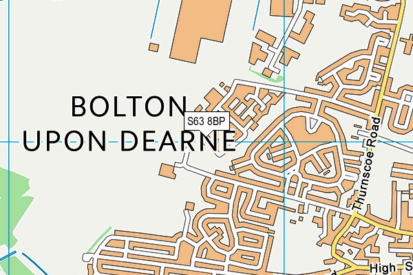 S63 8BP map - OS VectorMap District (Ordnance Survey) S63 8BP map - OS VectorMap District (Ordnance Survey)