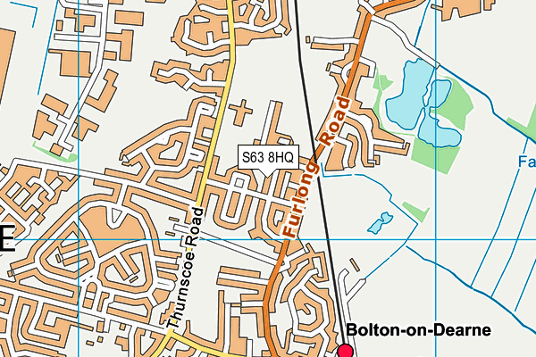 S63 8HQ map - OS VectorMap District (Ordnance Survey) S63 8HQ map - OS VectorMap District (Ordnance Survey)
