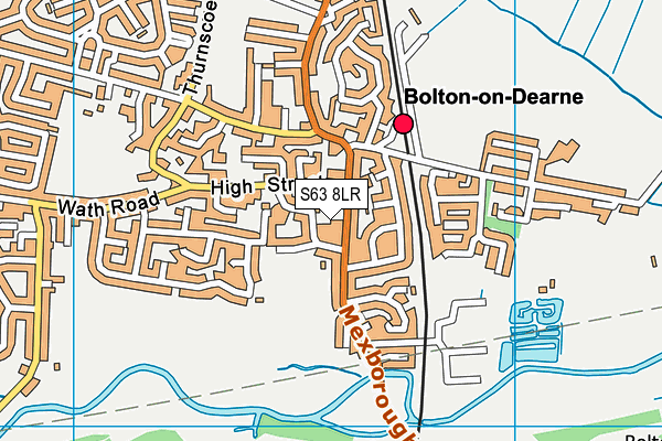 S63 8LR map - OS VectorMap District (Ordnance Survey) S63 8LR map - OS VectorMap District (Ordnance Survey)