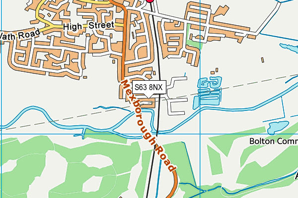 S63 8NX map - OS VectorMap District (Ordnance Survey) S63 8NX map - OS VectorMap District (Ordnance Survey)