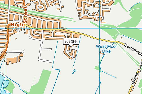 S63 9FH map - OS VectorMap District (Ordnance Survey) S63 9FH map - OS VectorMap District (Ordnance Survey)
