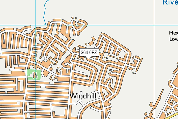 S64 0PZ map - OS VectorMap District (Ordnance Survey) S64 0PZ map - OS VectorMap District (Ordnance Survey)