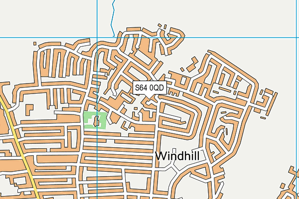 S64 0QD map - OS VectorMap District (Ordnance Survey) S64 0QD map - OS VectorMap District (Ordnance Survey)