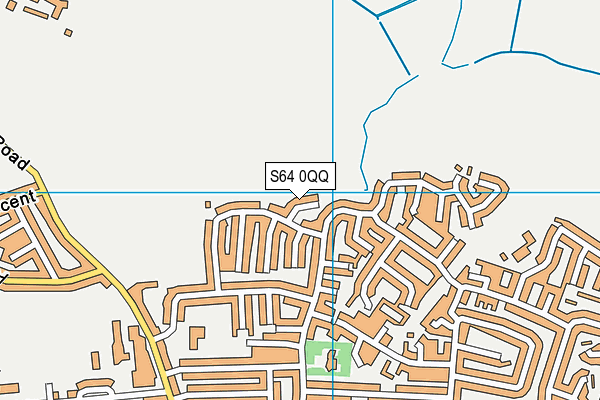 S64 0QQ map - OS VectorMap District (Ordnance Survey) S64 0QQ map - OS VectorMap District (Ordnance Survey)