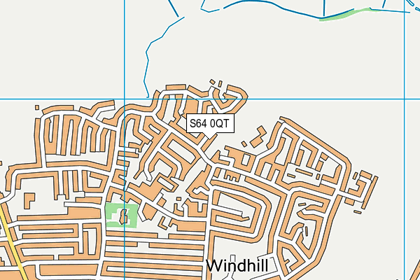 S64 0QT map - OS VectorMap District (Ordnance Survey) S64 0QT map - OS VectorMap District (Ordnance Survey)