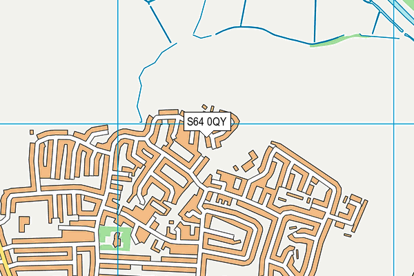 S64 0QY map - OS VectorMap District (Ordnance Survey) S64 0QY map - OS VectorMap District (Ordnance Survey)
