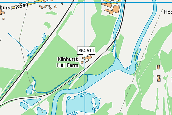 S64 5TJ map - OS VectorMap District (Ordnance Survey) S64 5TJ map - OS VectorMap District (Ordnance Survey)