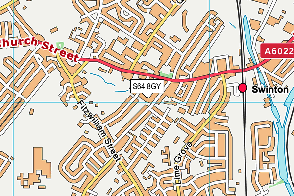 S64 8GY map - OS VectorMap District (Ordnance Survey) S64 8GY map - OS VectorMap District (Ordnance Survey)