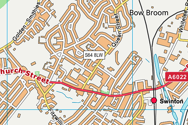 S64 8LW map - OS VectorMap District (Ordnance Survey) S64 8LW map - OS VectorMap District (Ordnance Survey)