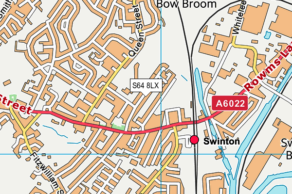 S64 8LX map - OS VectorMap District (Ordnance Survey) S64 8LX map - OS VectorMap District (Ordnance Survey)