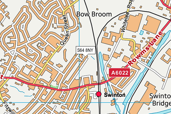 S64 8NY map - OS VectorMap District (Ordnance Survey) S64 8NY map - OS VectorMap District (Ordnance Survey)