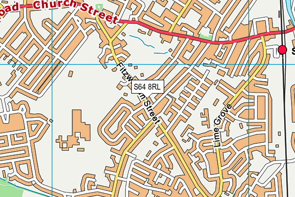 S64 8RL map - OS VectorMap District (Ordnance Survey) S64 8RL map - OS VectorMap District (Ordnance Survey)