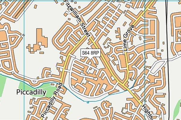 S64 8RP map - OS VectorMap District (Ordnance Survey) S64 8RP map - OS VectorMap District (Ordnance Survey)