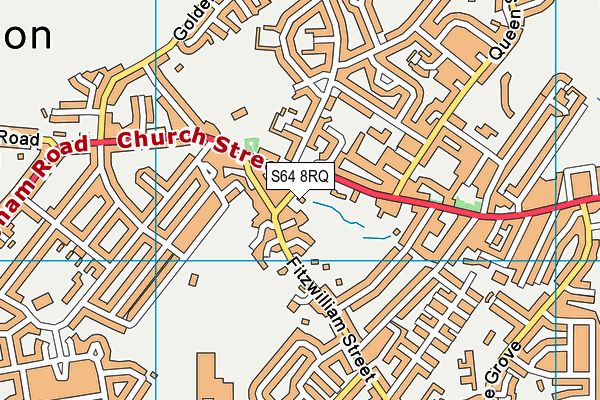S64 8RQ map - OS VectorMap District (Ordnance Survey) S64 8RQ map - OS VectorMap District (Ordnance Survey)