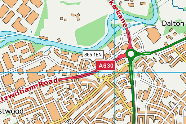 S65 1EN map - OS VectorMap District (Ordnance Survey) S65 1EN map - OS VectorMap District (Ordnance Survey)