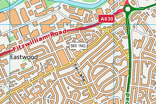 S65 1NQ map - OS VectorMap District (Ordnance Survey) S65 1NQ map - OS VectorMap District (Ordnance Survey)