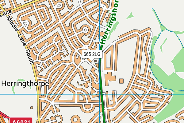 S65 2LG map - OS VectorMap District (Ordnance Survey) S65 2LG map - OS VectorMap District (Ordnance Survey)