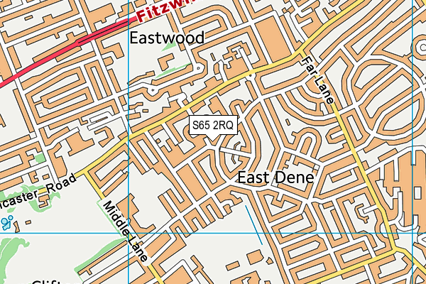 S65 2RQ map - OS VectorMap District (Ordnance Survey) S65 2RQ map - OS VectorMap District (Ordnance Survey)