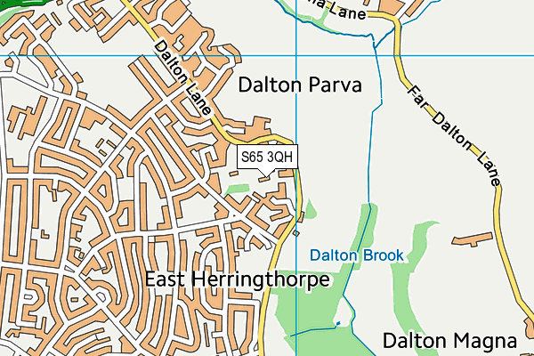 S65 3QH map - OS VectorMap District (Ordnance Survey) S65 3QH map - OS VectorMap District (Ordnance Survey)
