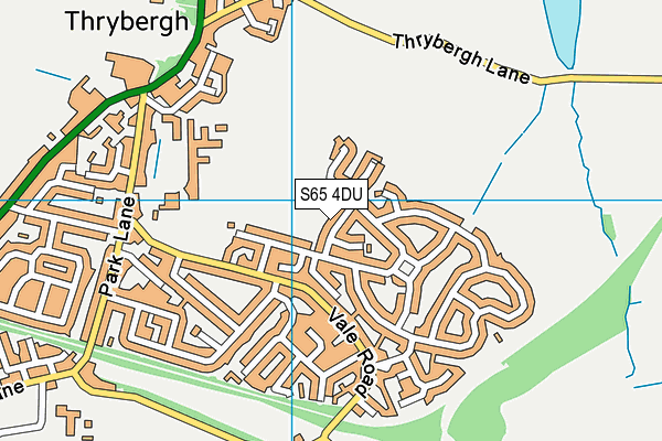 S65 4DU map - OS VectorMap District (Ordnance Survey) S65 4DU map - OS VectorMap District (Ordnance Survey)