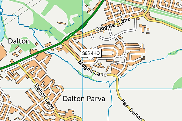 S65 4HQ map - OS VectorMap District (Ordnance Survey) S65 4HQ map - OS VectorMap District (Ordnance Survey)
