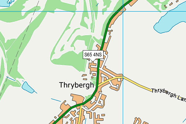 S65 4NS map - OS VectorMap District (Ordnance Survey) S65 4NS map - OS VectorMap District (Ordnance Survey)