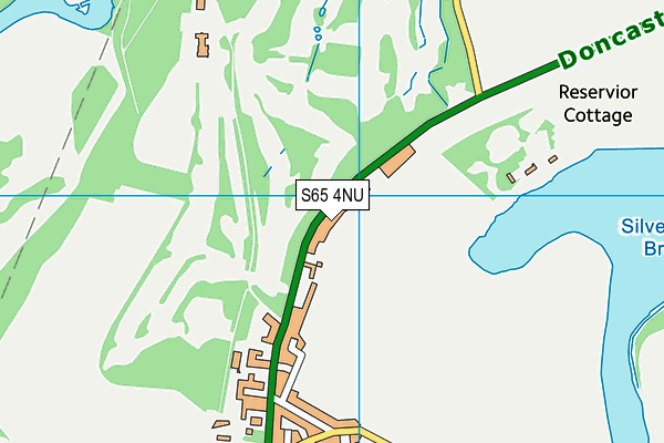 S65 4NU map - OS VectorMap District (Ordnance Survey) S65 4NU map - OS VectorMap District (Ordnance Survey)