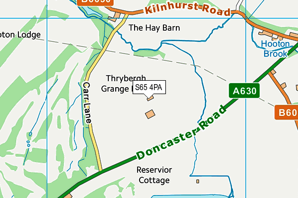 S65 4PA map - OS VectorMap District (Ordnance Survey) S65 4PA map - OS VectorMap District (Ordnance Survey)