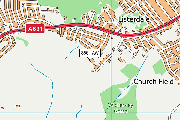 S66 1AW map - OS VectorMap District (Ordnance Survey) S66 1AW map - OS VectorMap District (Ordnance Survey)