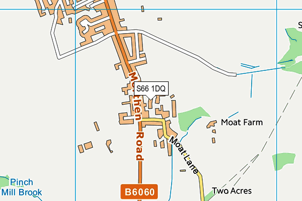 S66 1DQ map - OS VectorMap District (Ordnance Survey) S66 1DQ map - OS VectorMap District (Ordnance Survey)