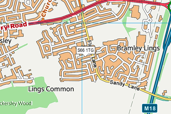 S66 1TG map - OS VectorMap District (Ordnance Survey) S66 1TG map - OS VectorMap District (Ordnance Survey)