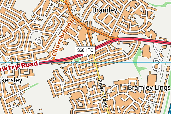 S66 1TQ map - OS VectorMap District (Ordnance Survey) S66 1TQ map - OS VectorMap District (Ordnance Survey)
