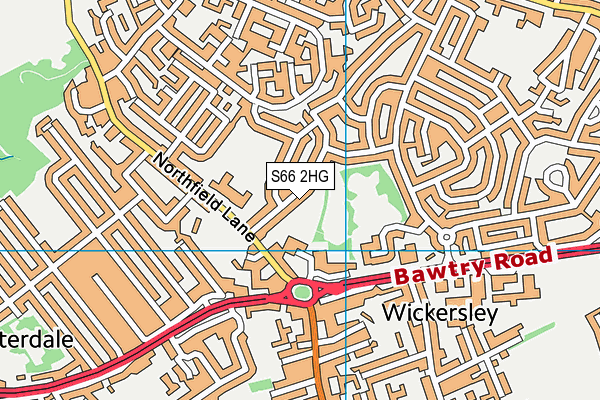 S66 2HG map - OS VectorMap District (Ordnance Survey) S66 2HG map - OS VectorMap District (Ordnance Survey)