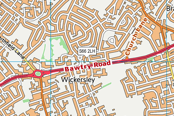 S66 2LH map - OS VectorMap District (Ordnance Survey) S66 2LH map - OS VectorMap District (Ordnance Survey)